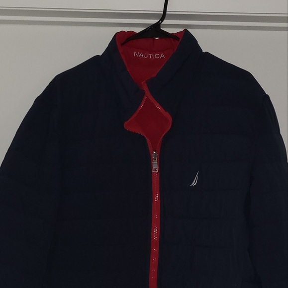 Nautical Slim Down Jacket Reversible - Picture 4 of 13
